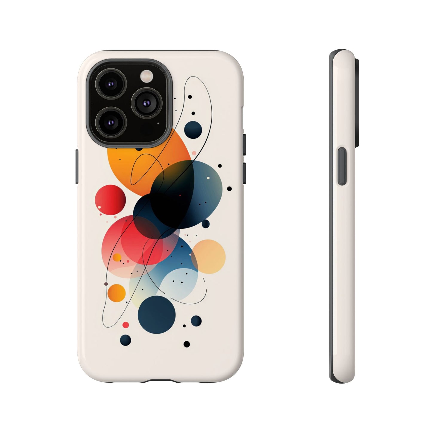 Galactic Echo – Abstract Minimalist Phone Case for iPhone, Samsung & Pixel