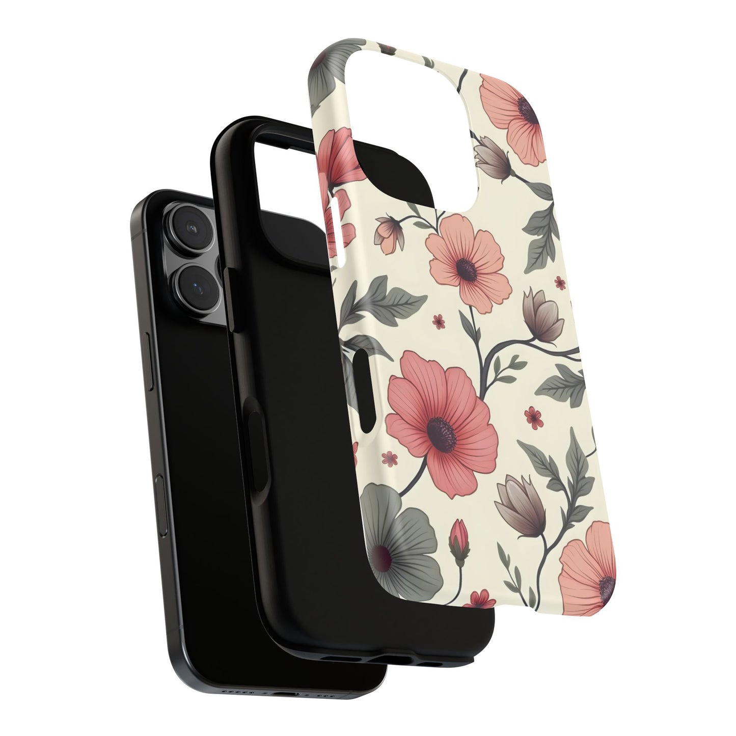 Floral Iphone Case, Botanical Pattern Design