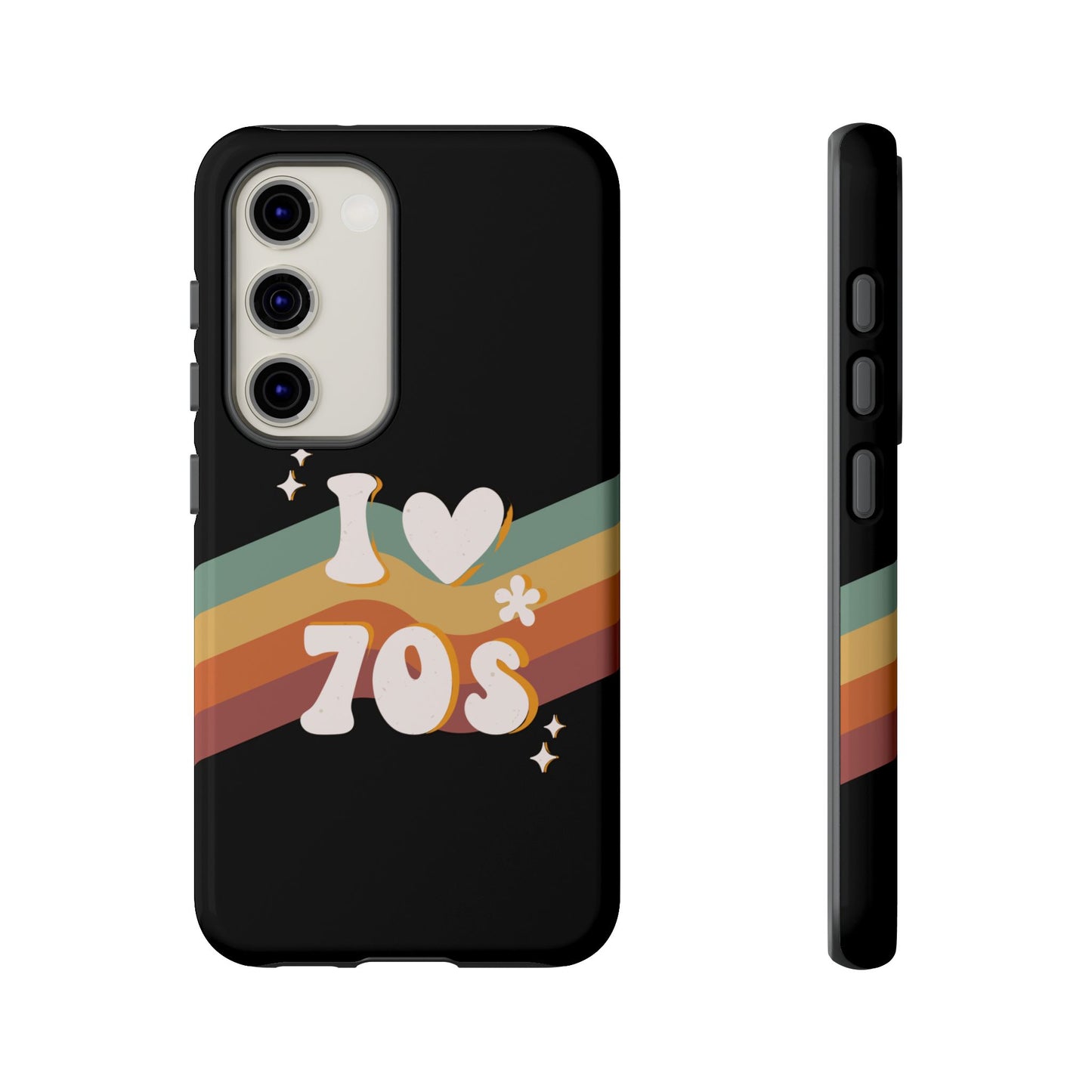Retro "I Love 70s" Phone Case – Vintage Groovy Design for iPhone, Samsung & Google Pixel