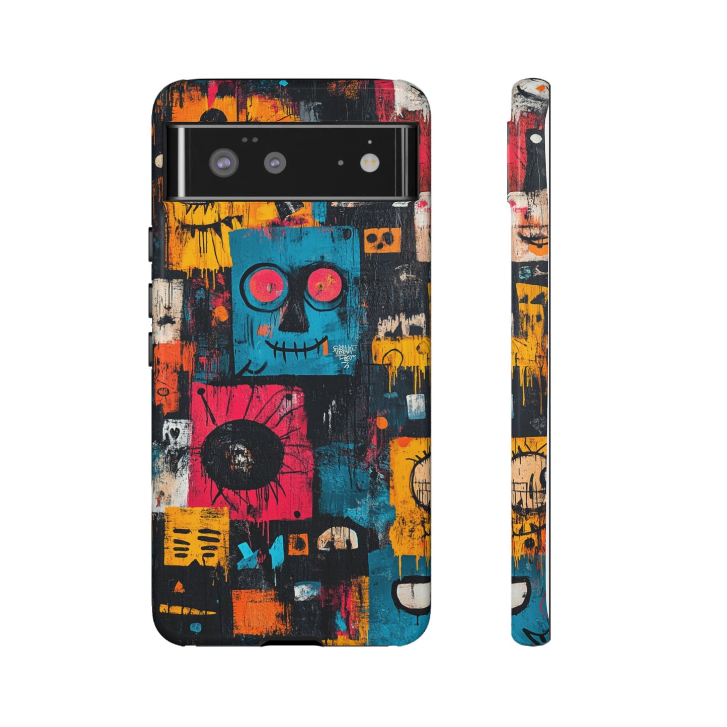 Jean-Michel Basquiat Art Phone Case – Modern Aesthetic Cover - iPhone, Samsung & Google Pixel Cover - Artistic Painting Case,  Art Lover Gift