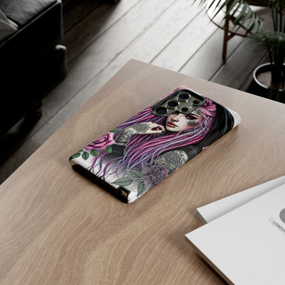 Gothic Rose Tattoo Art Mobile Case