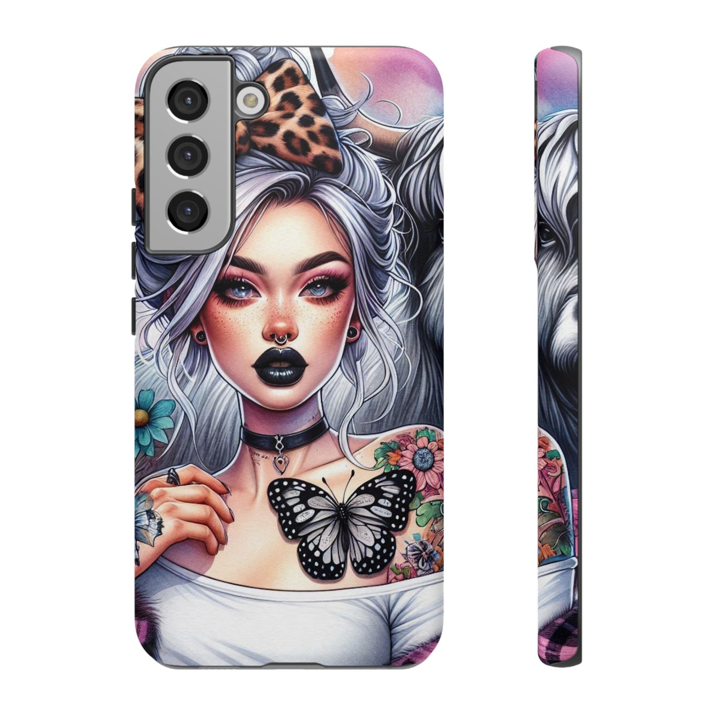 Wild Spirit – Gothic Chic & Nature Fusion Mobile Cover