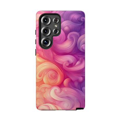 Cotton Candy Swirl Watercolor Phone Case for iPhone, google Pixel & Samsung