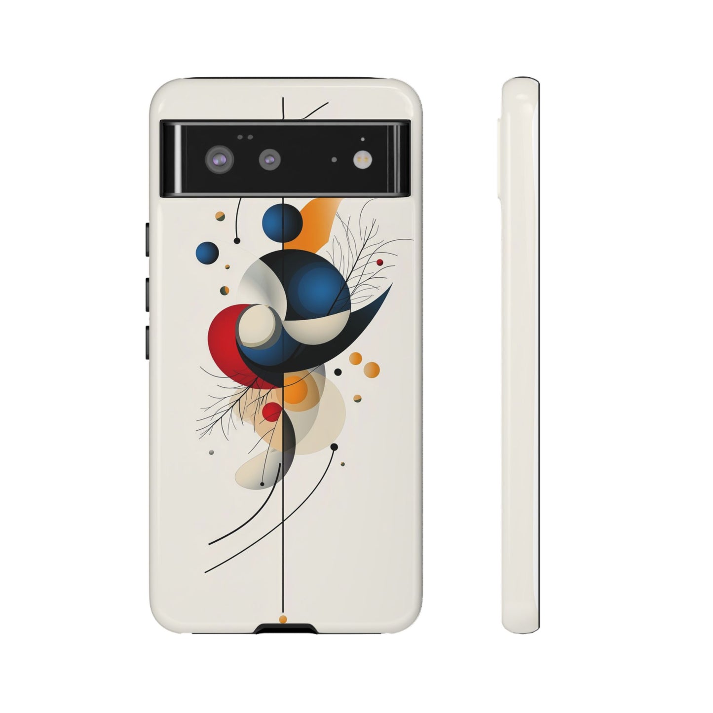 Celestial Balance – Abstract Geometric Phone Case for iPhone, Samsung & Pixel