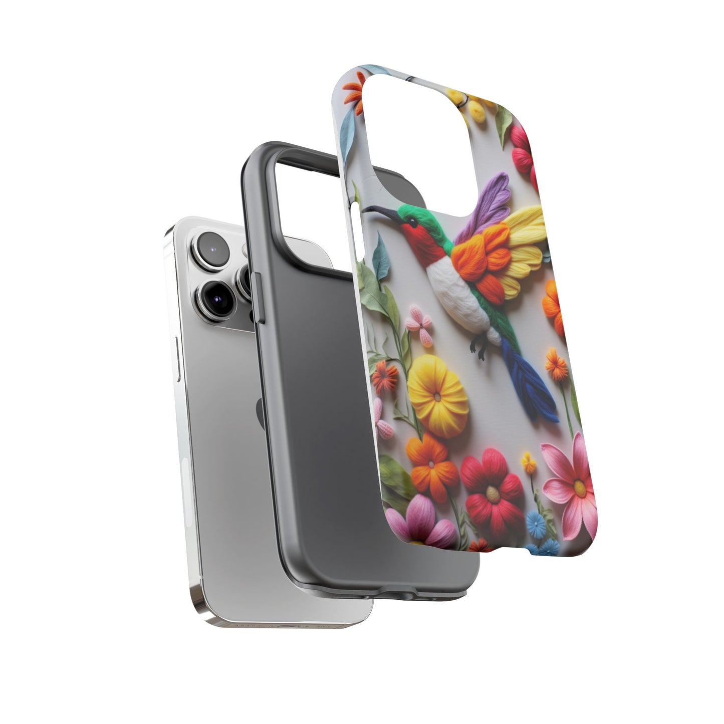 Elegant Hummingbird with Floral Mosaic Design | Nature's Artistic Vibes | Pixel 8 pro