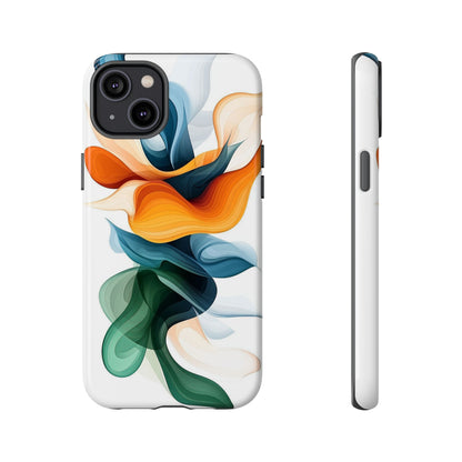Verdant Flow – Modern Abstract Phone Case for iPhone, Samsung & Pixel