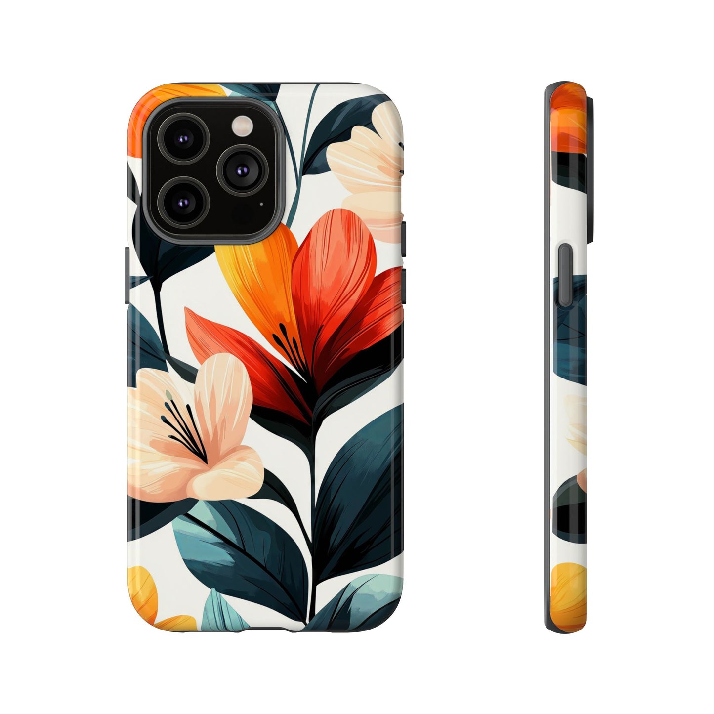 Sunset Garden Floral Case | Vibrant Bloom Design for iPhone, Pixel & Samsung