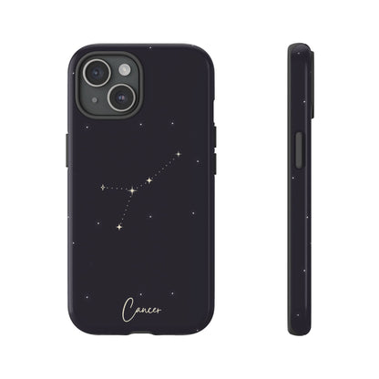 Cancer Zodiac Starscape Phone Case – Mystical Galaxy Design – Cosmic Style for iPhone, Samsung & Google Pixel