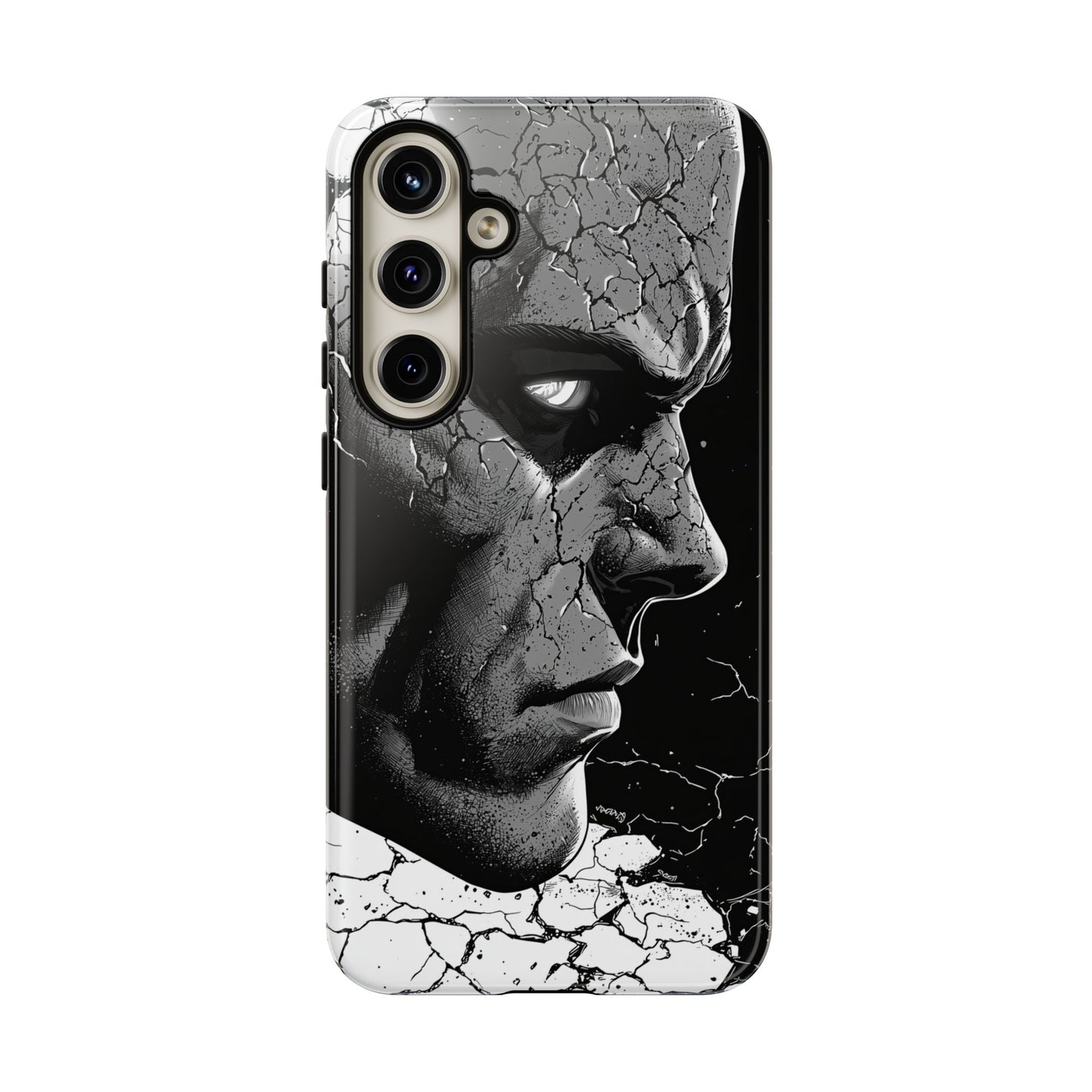 Shattered Reflections of a Symbiotic Soul: The Rise of a Dark Anti-Hero Phone Case for iPhone, Samsung & Pixel