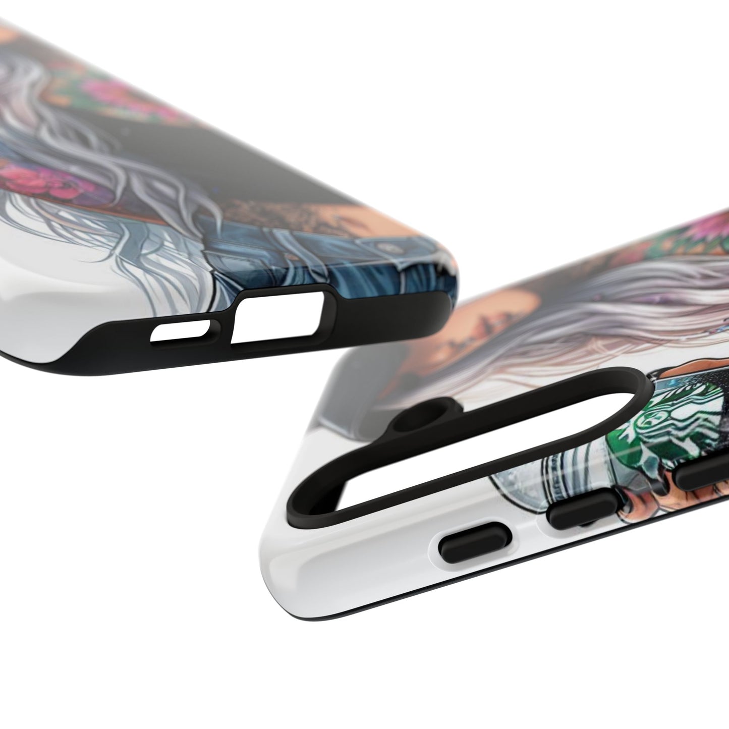 Tattooed Coffee Queen – Edgy Urban Aesthetic Mobile Cover