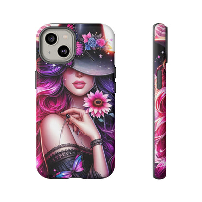 Celestial Charm – Cosmic Cowgirl & Butterfly Magic Mobile Cover