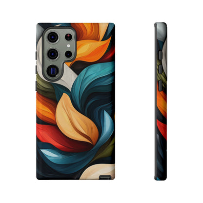 Floral Flow Abstract Phone Case – Nature-Inspired Design for iPhone, Google Pixel & Samsung