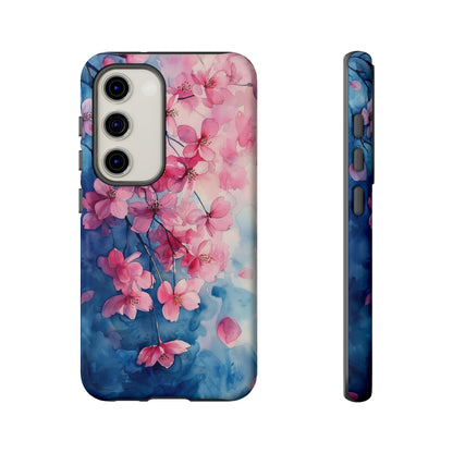 Pastel Petal Rain Watercolor Phone Case for iPhone, google Pixel & Samsung