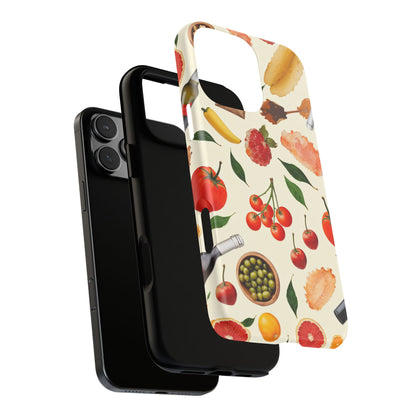 Fresh Fruits & Veggies Pattern Phone Case