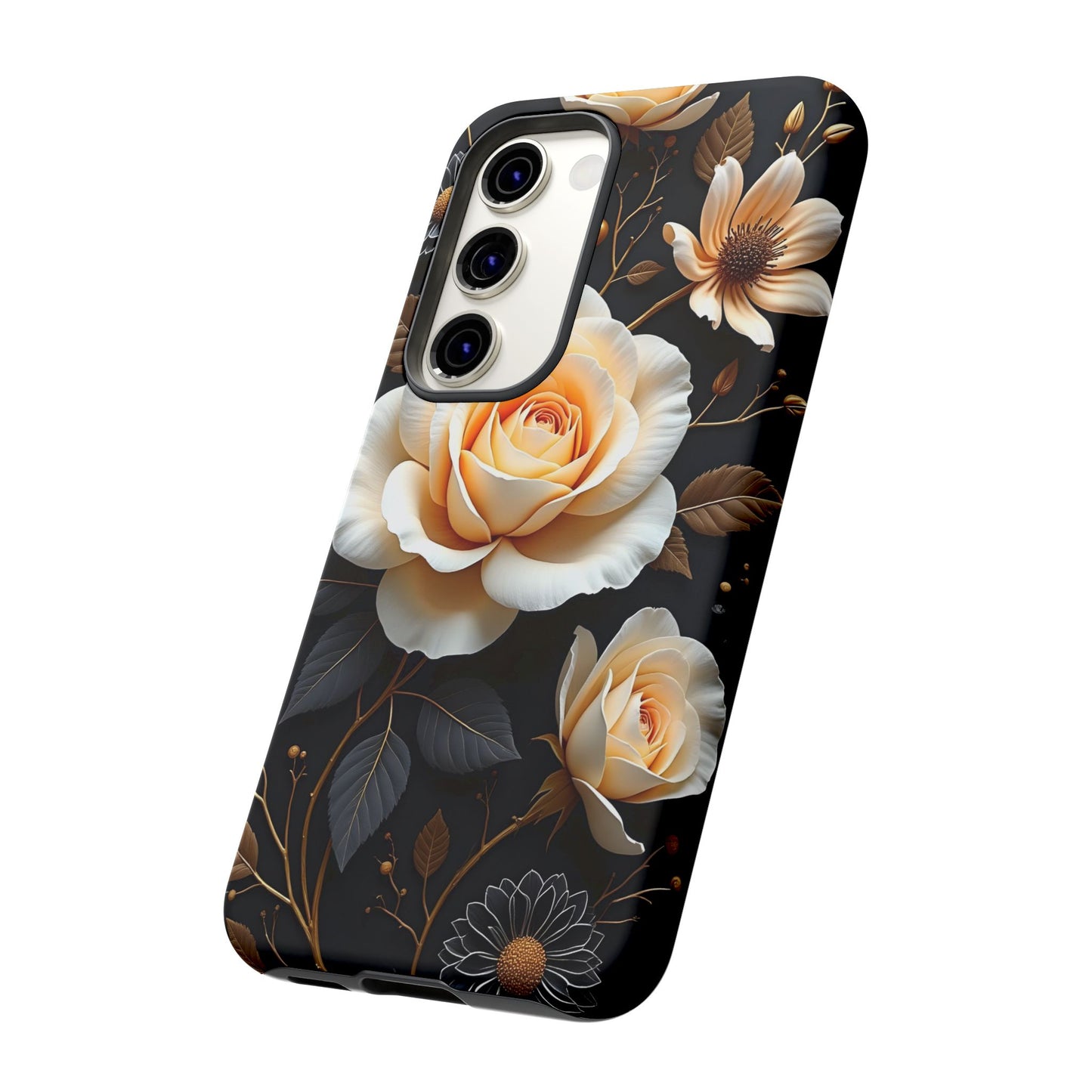 Elegant 3D Floral Design, Botanical Phone Case design for Iphone.