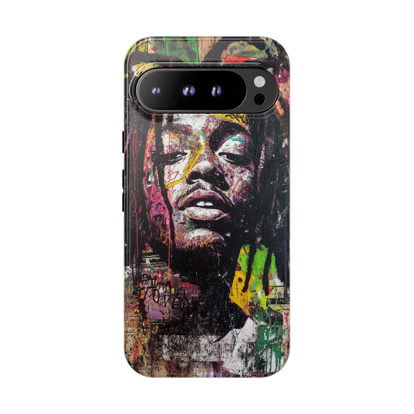Basquiat Art iPhone Case – Bold, Graffiti-Inspired Street Art Cover - iPhone, Samsung & Google Pixel Cover - Artistic Painting Case, Art Lover Gift