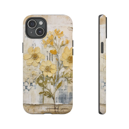 Vintage Botanical Floral Mobile Case