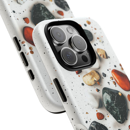 Marble Mosaic Charm – Terrazzo Stone Phone Case for iPhone, google Pixel & Samsung