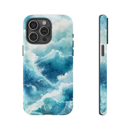 Tidal Tranquility Watercolor Phone Case for iPhone, google Pixel & Samsung