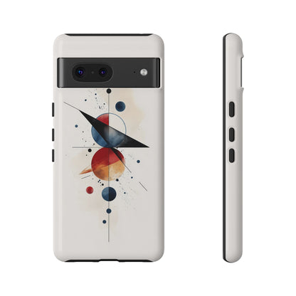 Orbital Drift – Abstract Space Geometry Phone Case for iPhone, Samsung & Pixel