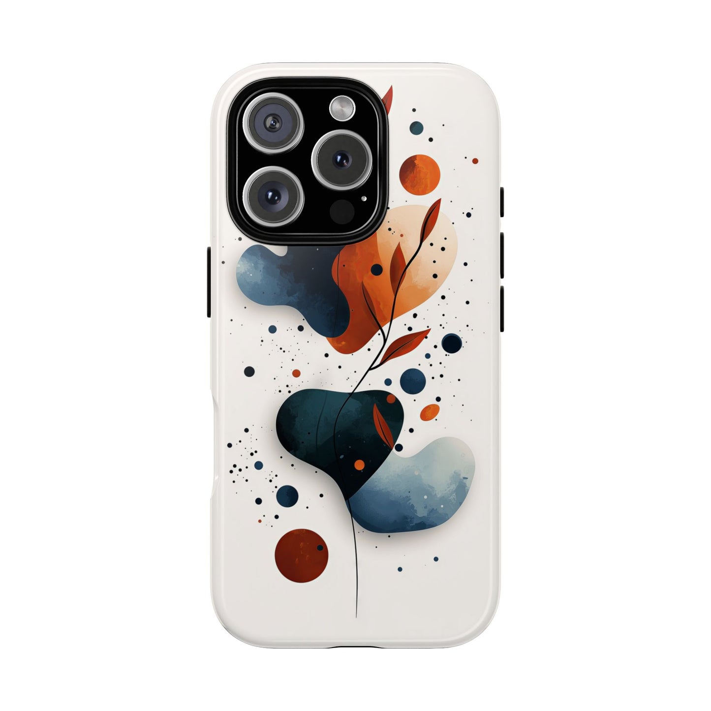 Celestial Bloom – Minimal Abstract Phone Case for iPhone, Samsung & Pixel