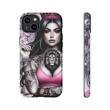 Queen of the Jungle – Regal Tattooed Goddess Mobile Cover