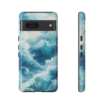 Tidal Tranquility Watercolor Phone Case for iPhone, google Pixel & Samsung