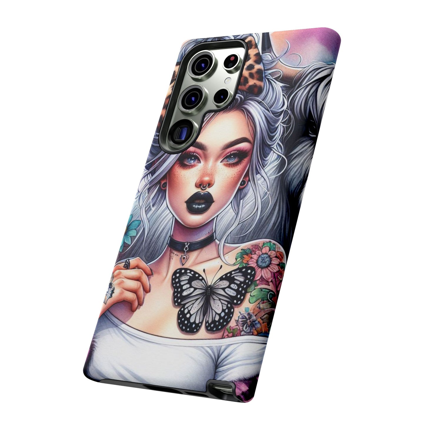 Wild Spirit – Gothic Chic & Nature Fusion Mobile Cover
