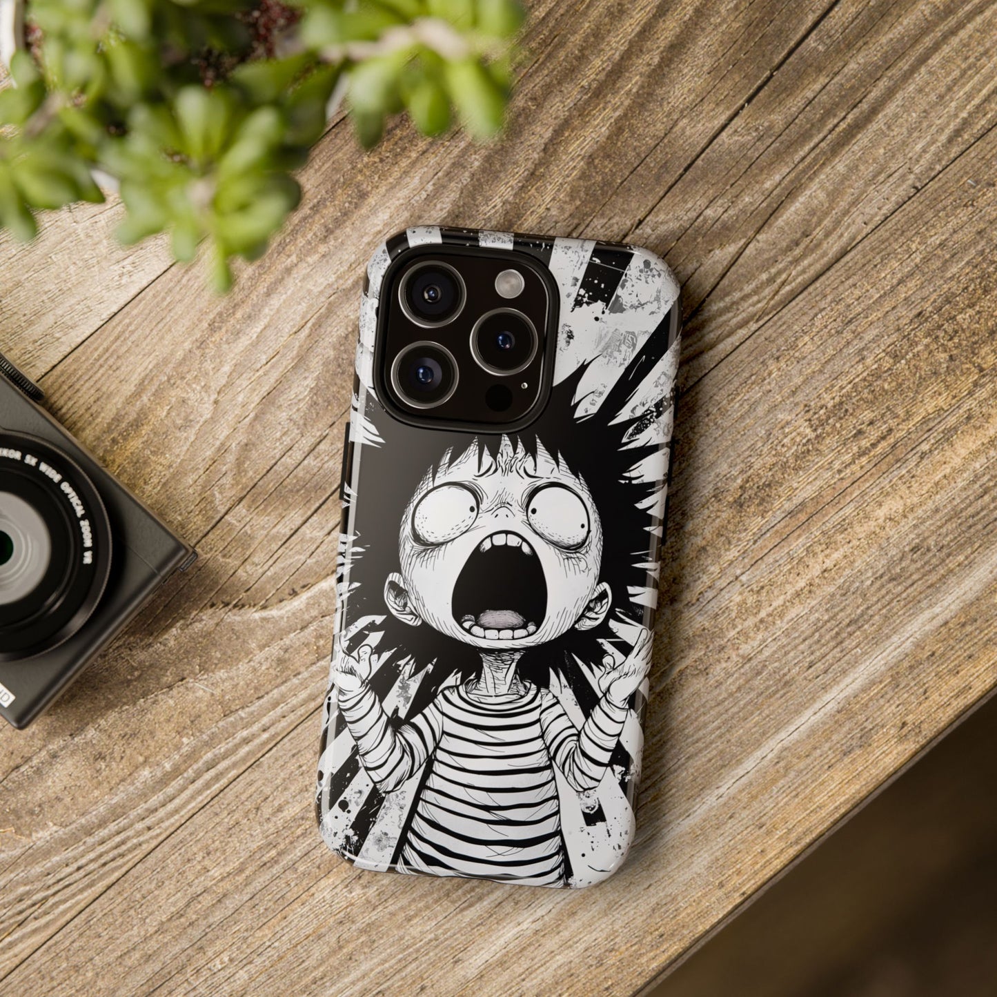 Maximum Panic Mode | Scream Kid Art  Phone Case for iPhone, Samsung & Pixel