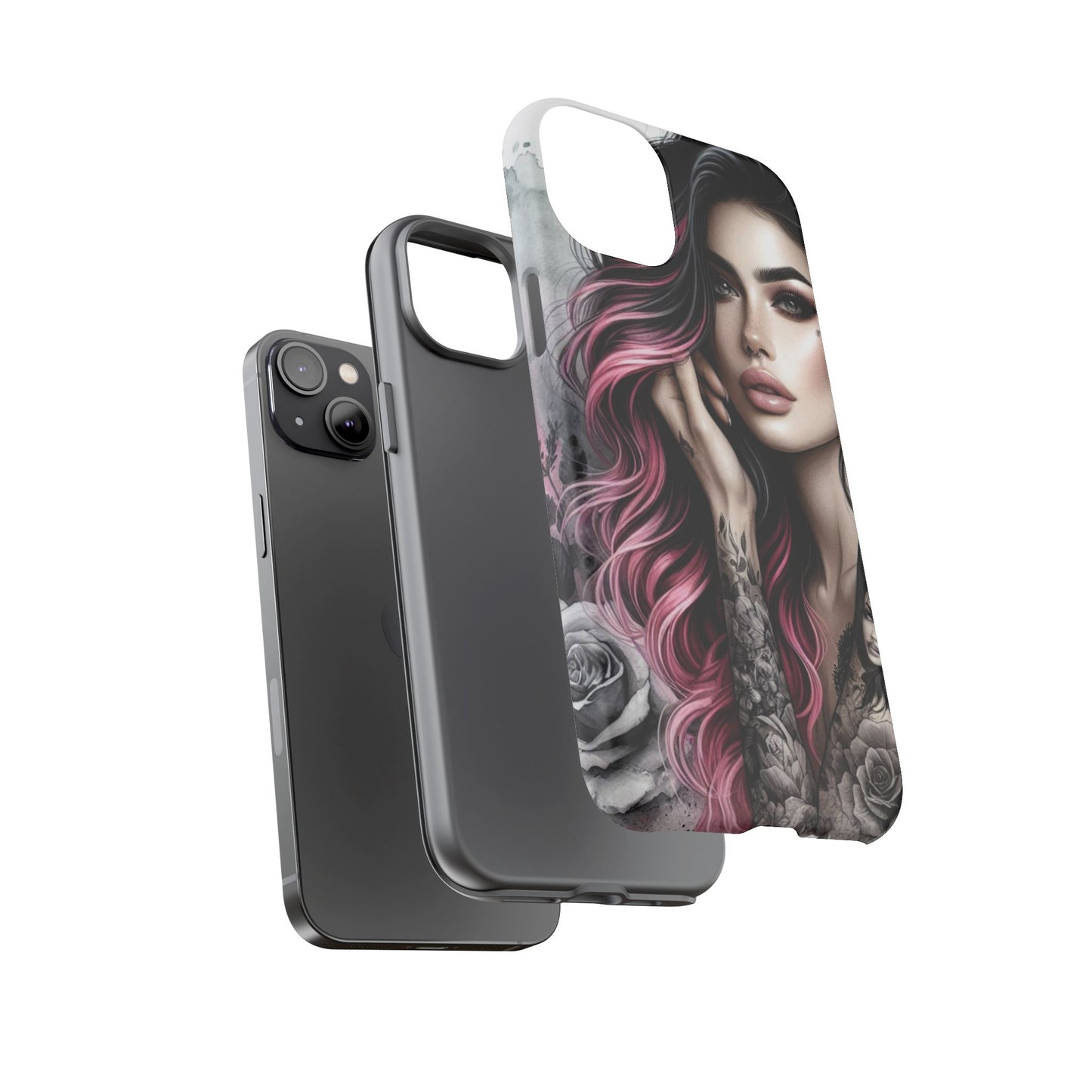 Tattooed Elegance – Gothic Art Mobile Cover