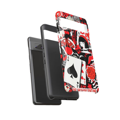 Bold Red & Black Ace Card Phone Case