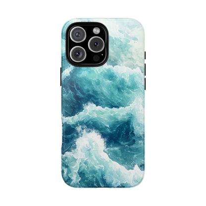 Seafoam Serenity Watercolor Phone Case for iPhone, google Pixel & Samsung