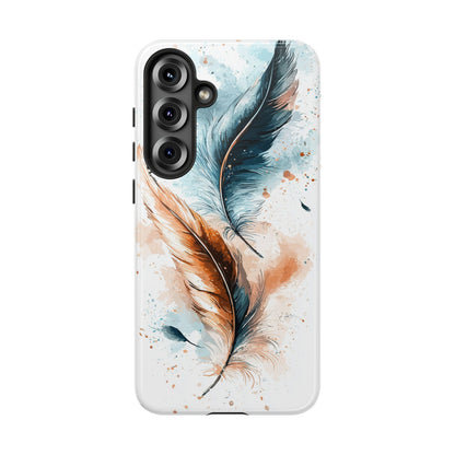 Feather Glow Watercolor Phone Case for iPhone, google Pixel & Samsung