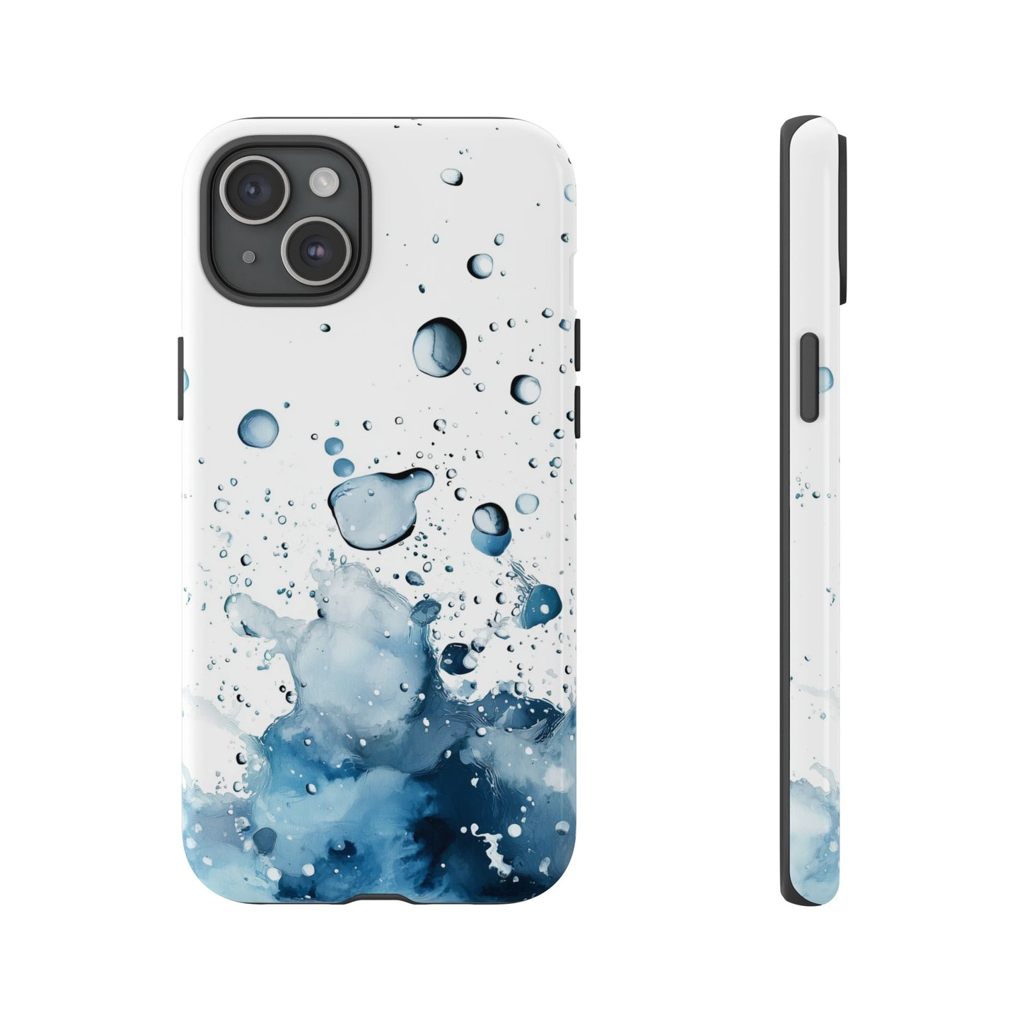 Aqua Burst Watercolor Phone Case for iPhone, google Pixel & Samsung