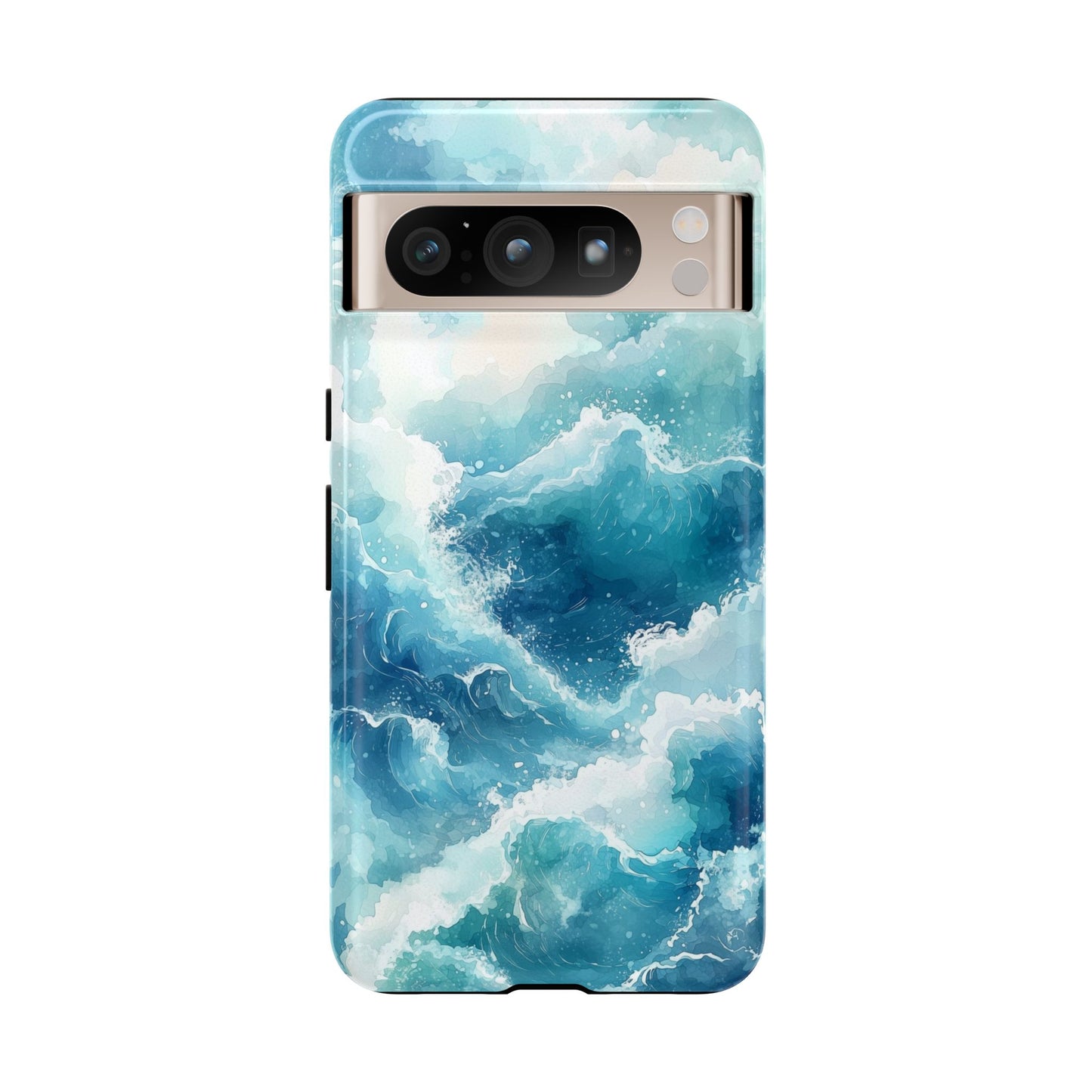 Tidal Tranquility Watercolor Phone Case for iPhone, google Pixel & Samsung