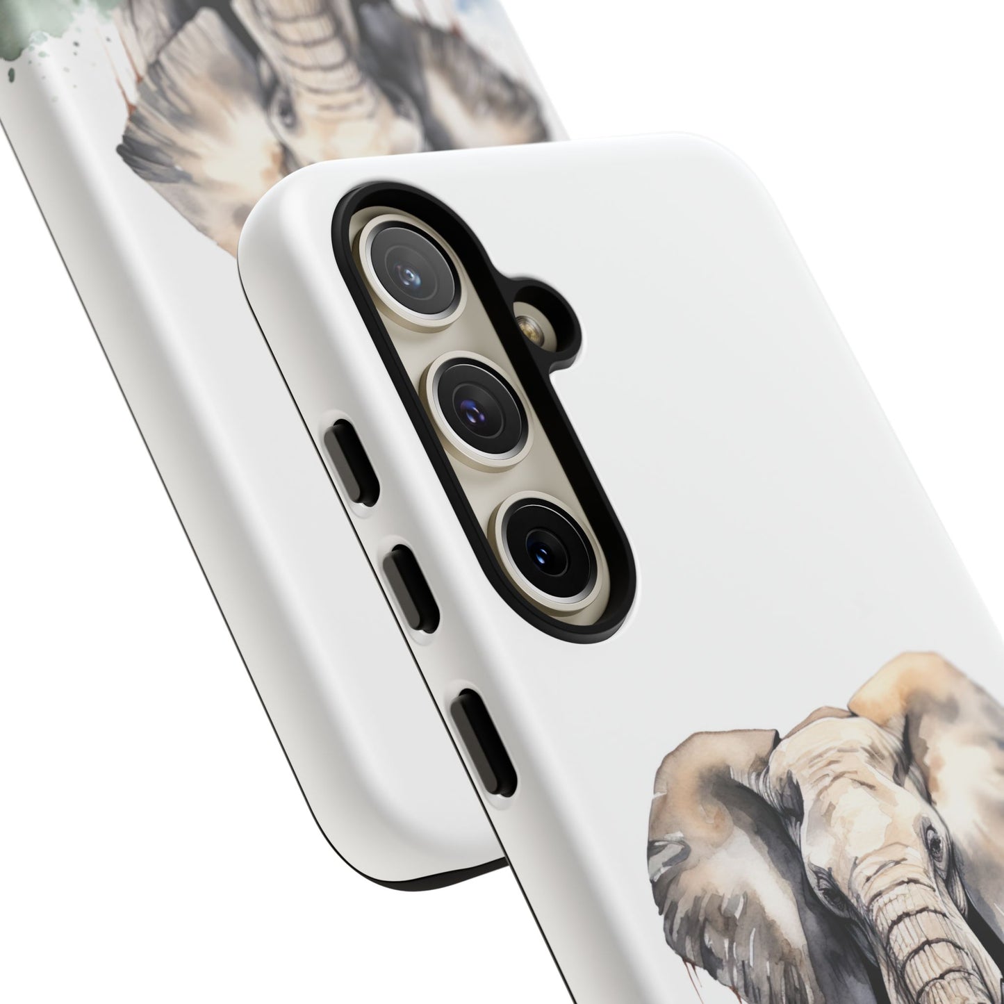 Safari Watercolor Elephant Mobile Cover – Artistic Wildlife Design
