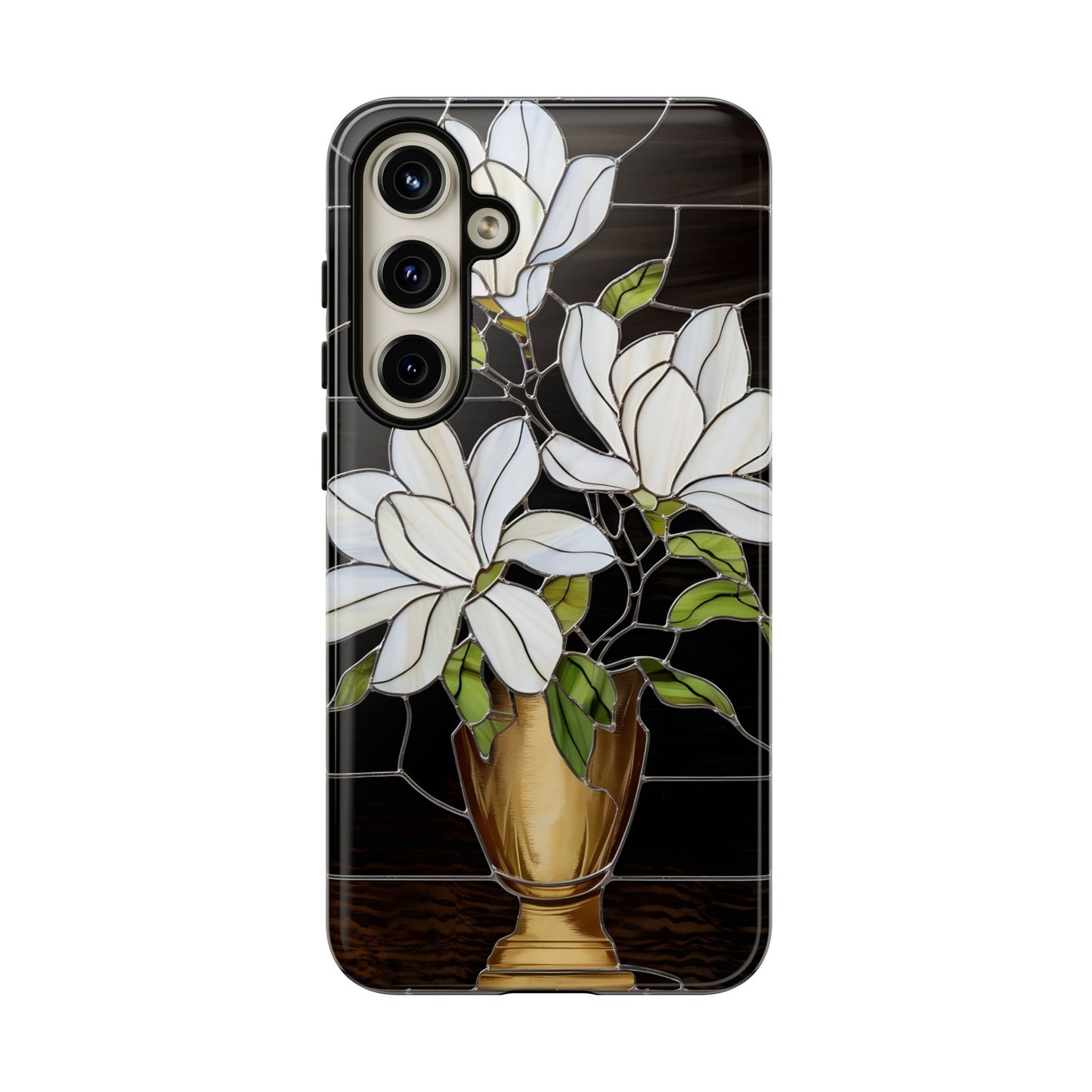 Stained Glass Floral Phone Case