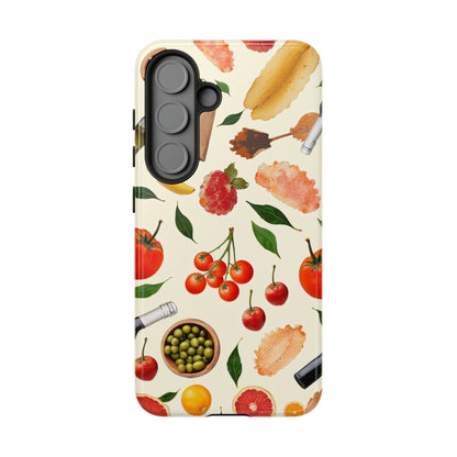 Fresh Fruits & Veggies Pattern Phone Case