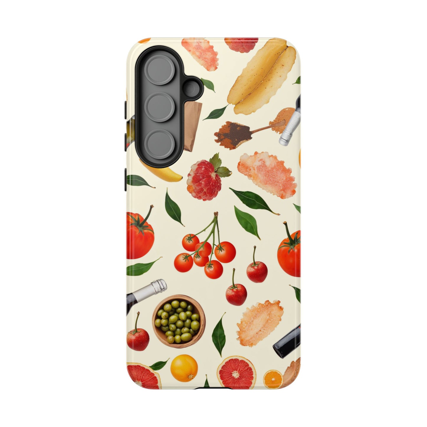 Fresh Fruits & Veggies Pattern Phone Case