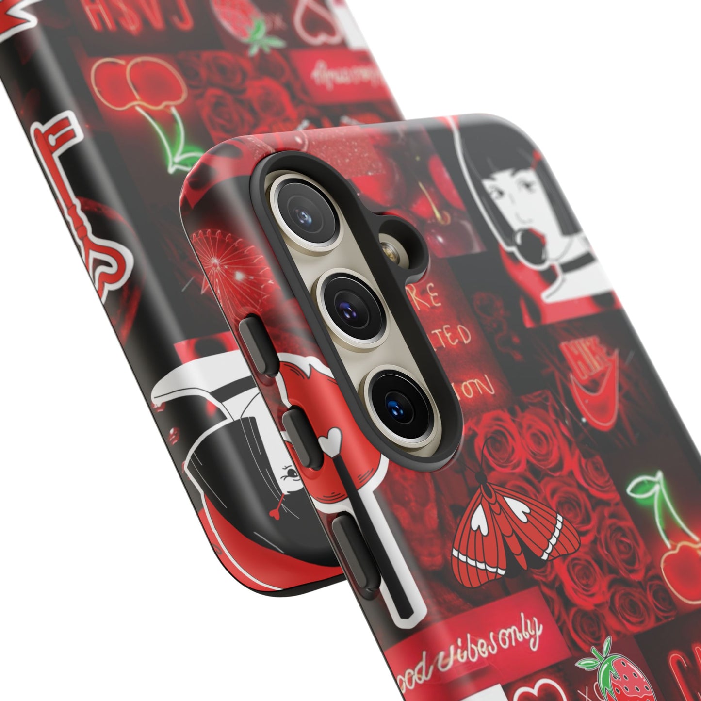 Red Pop Art Neon Vibes Phone Case