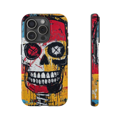 Basquiat Phone Case – Bold Urban Art Design - iPhone, Samsung & Google Pixel Cover - Artistic Painting Case,  Art Lover Gift
