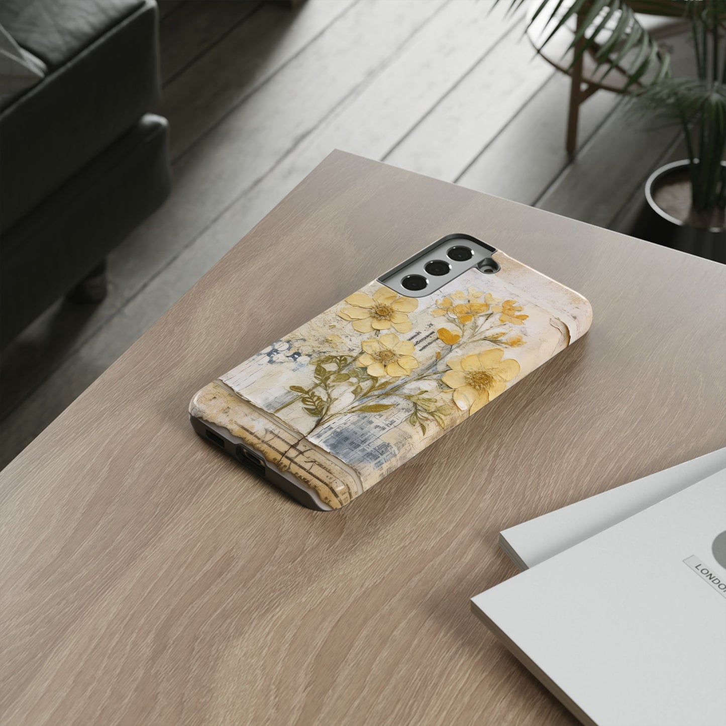 Vintage Botanical Floral Mobile Case