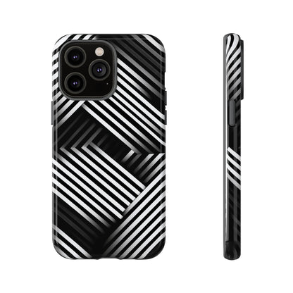 Monochrome Matrix Phone Case for iPhone, Pixel & Samsung
