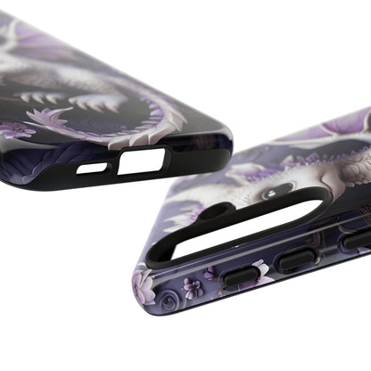 Charming Young Dragon on a Branch Phone Case Design