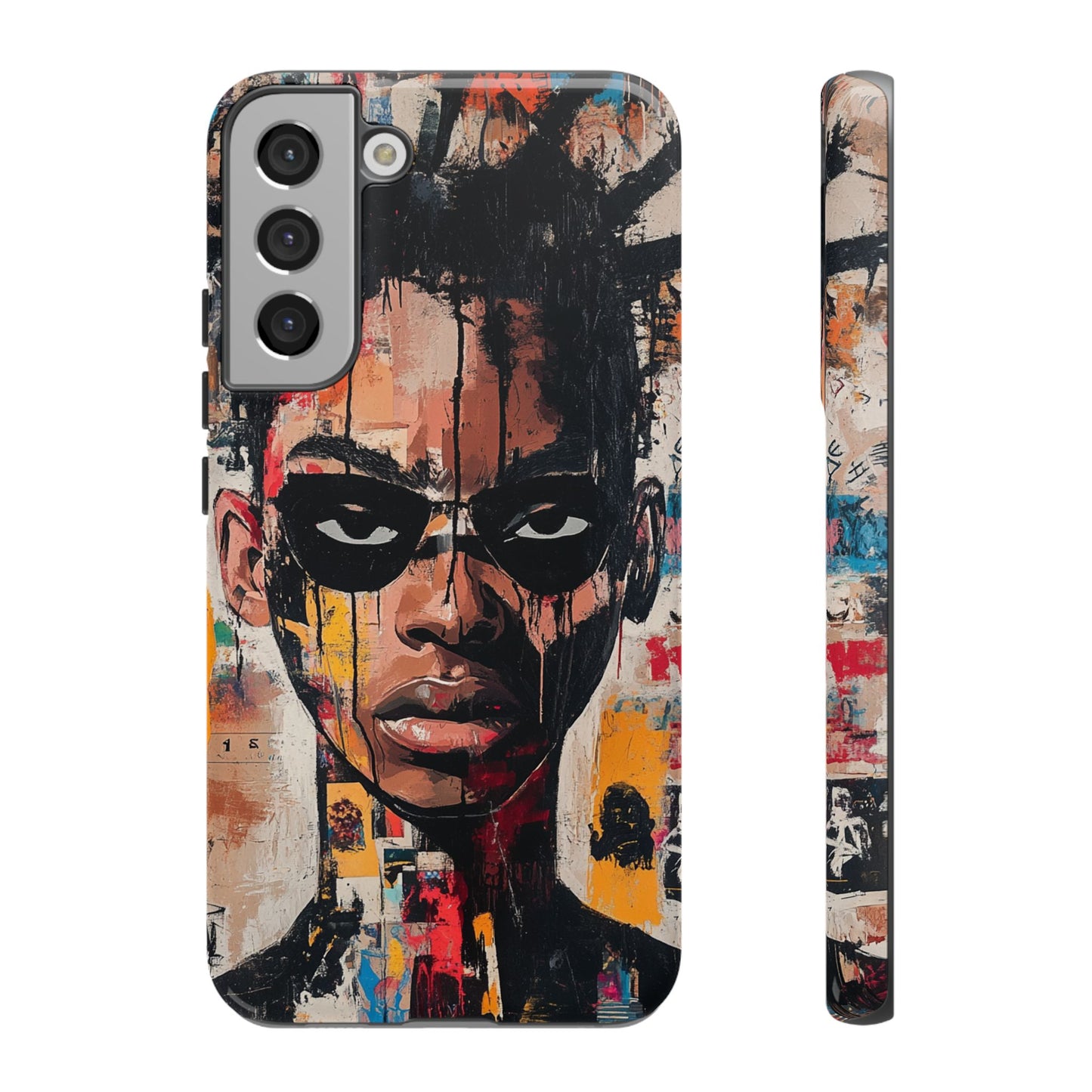 Abstract Graffiti Phone Case – Basquiat Art Inspired - iPhone, Samsung & Google Pixel Cover - Artistic Painting Case,  Art Lover Gift