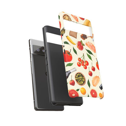Fresh Fruits & Veggies Pattern Phone Case