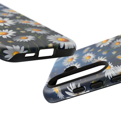 Witchy Daisy Flowers Phone Case Vintage Botanical Cover