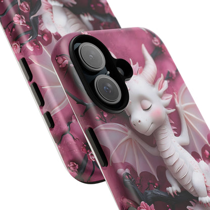 Whimsical 3D Relief Artwork Of A Cute Dragon phone case design
