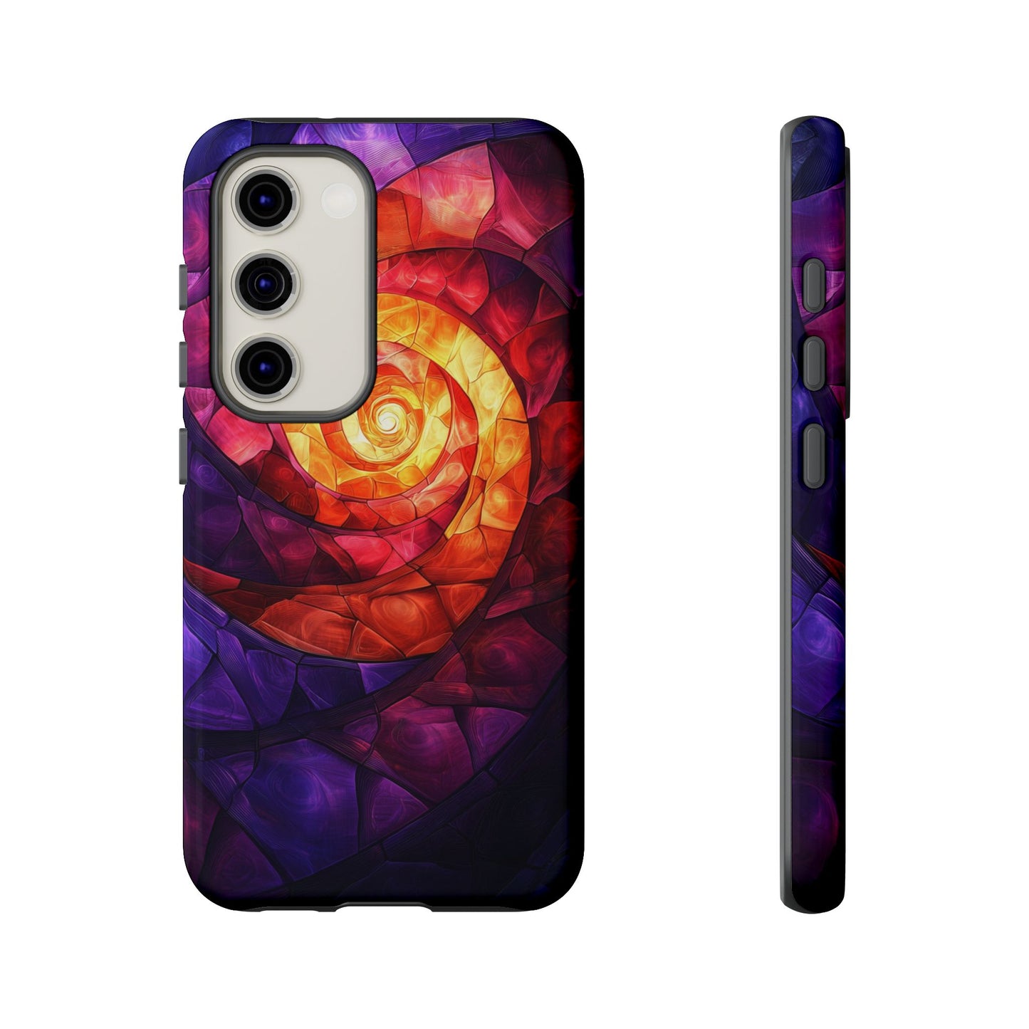 Retro Spiral Psychedelic Phone Case for iPhone, Samsung & Pixel