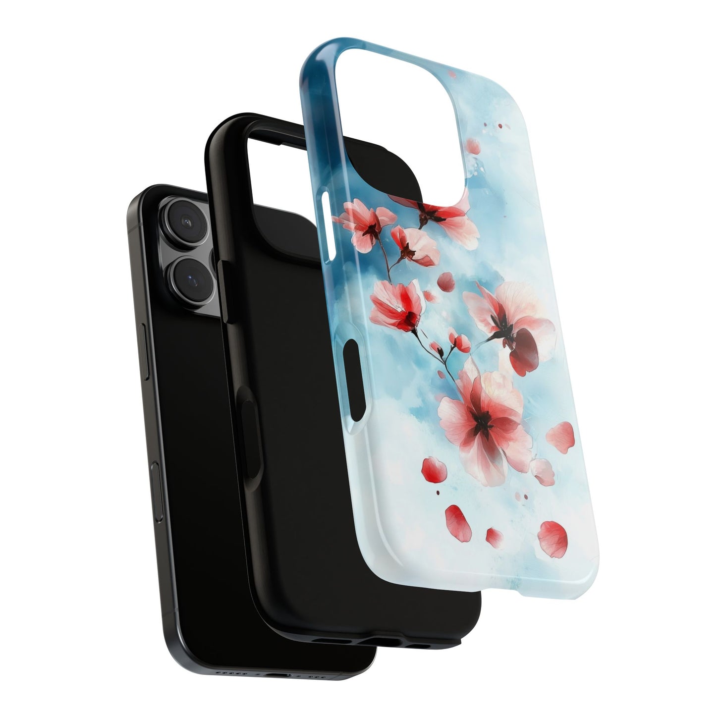 Petal Whispers Watercolor Phone Case for iPhone, google Pixel & Samsung